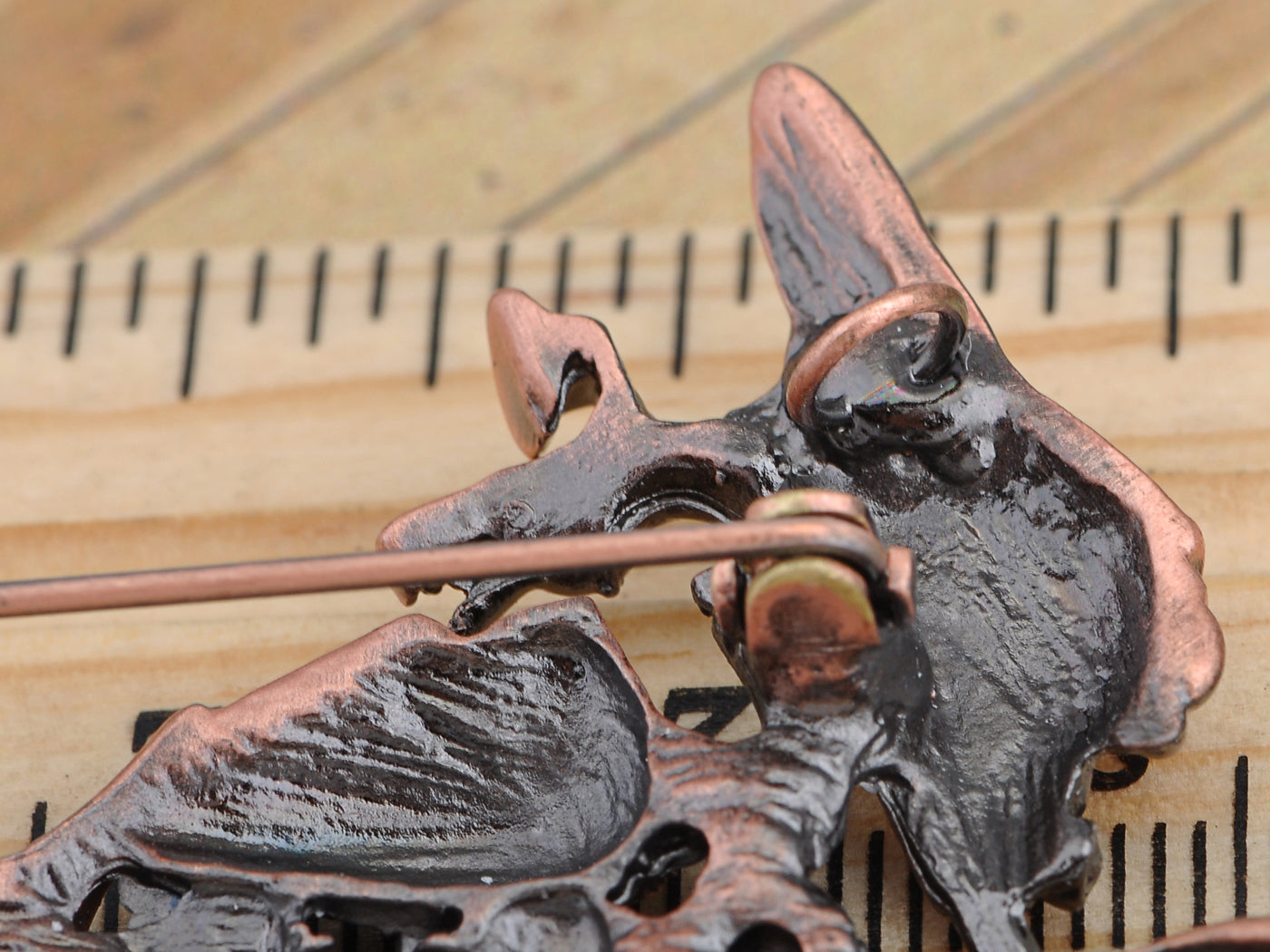 Sapphire Harley Davidson Motorcycle Jewelry Pin Brooch