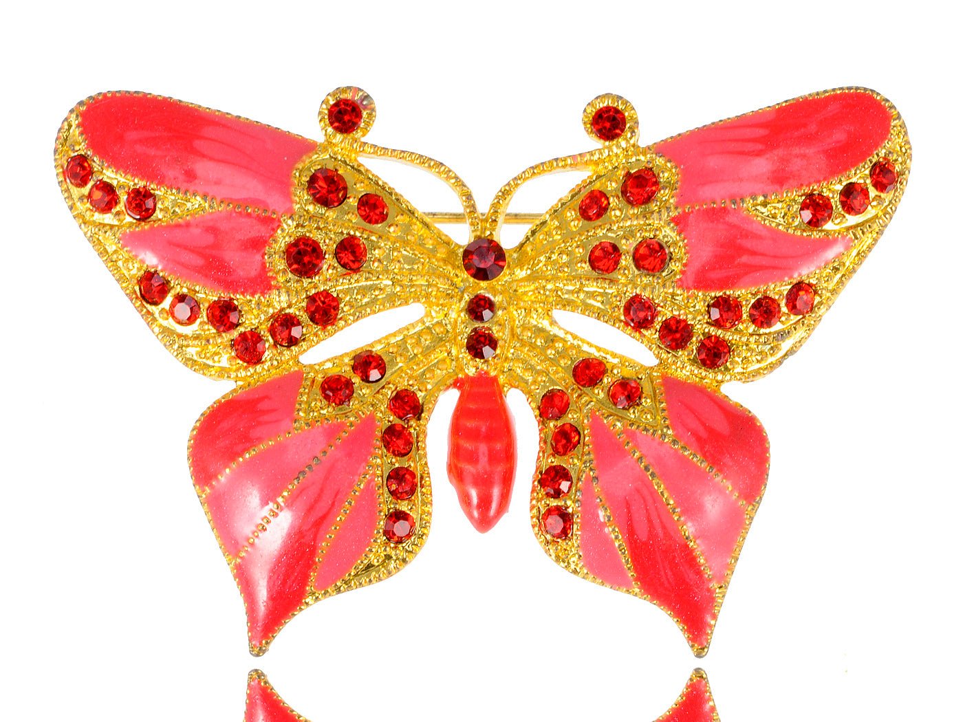 Enchanting Hyacinth Pink Butterfly Brooch Pin