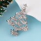 Holiday Christmas Tree Sparkle Pin Brooch