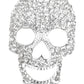Gun Black Colored Big Skull Head Face Brooch Pin