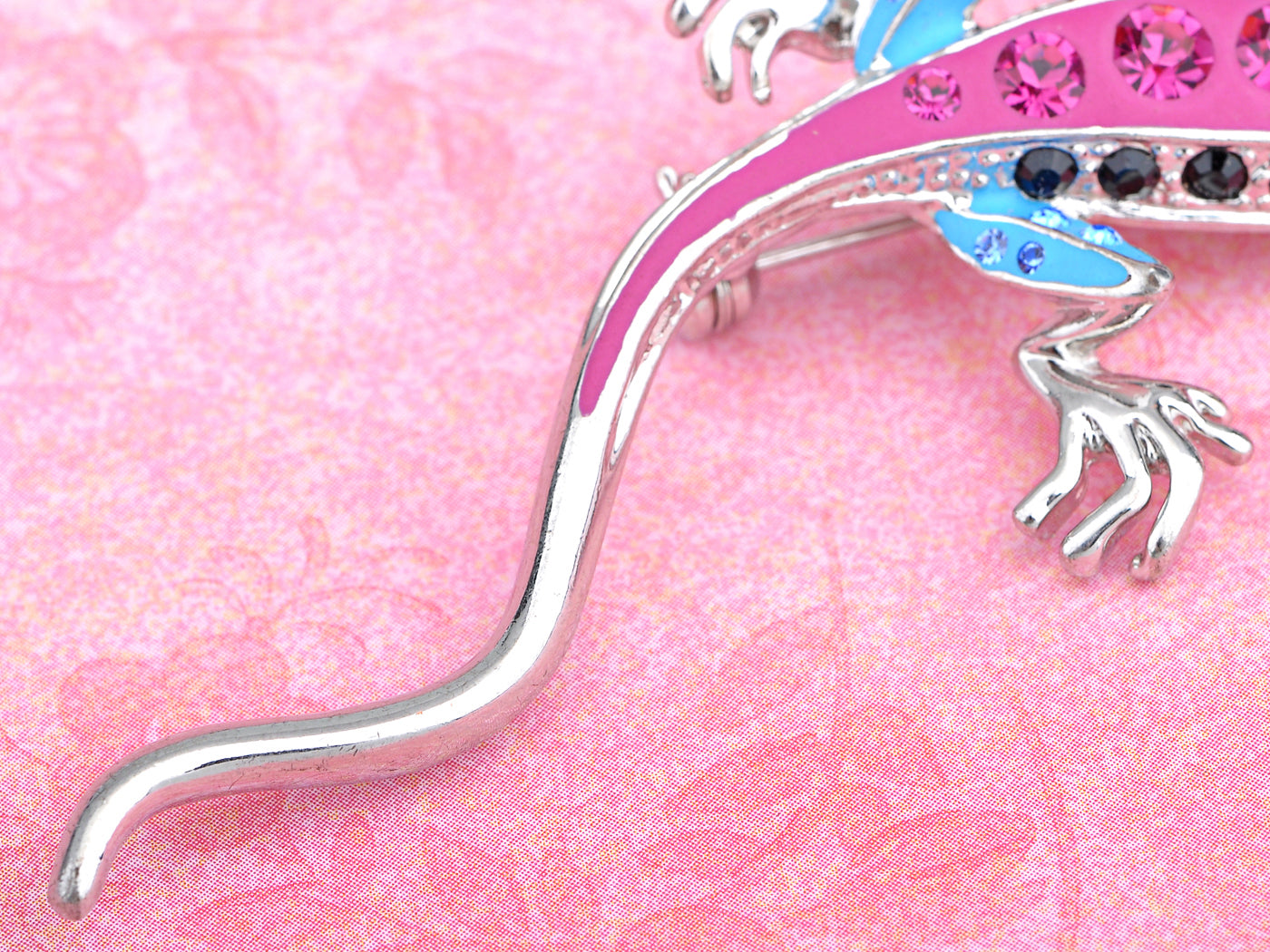 Color Enamel Lizard Reptile Pin Brooch - ALILANG.COM
