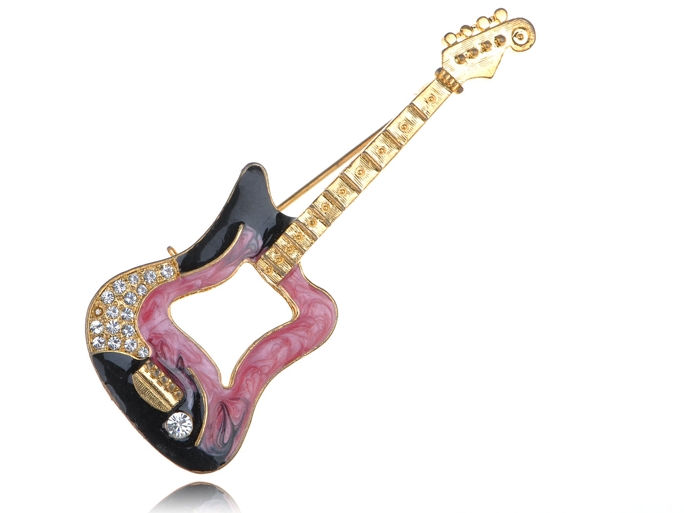 Violin Brooch Pin Enamel Bow Cello Fiddle Music Instrument