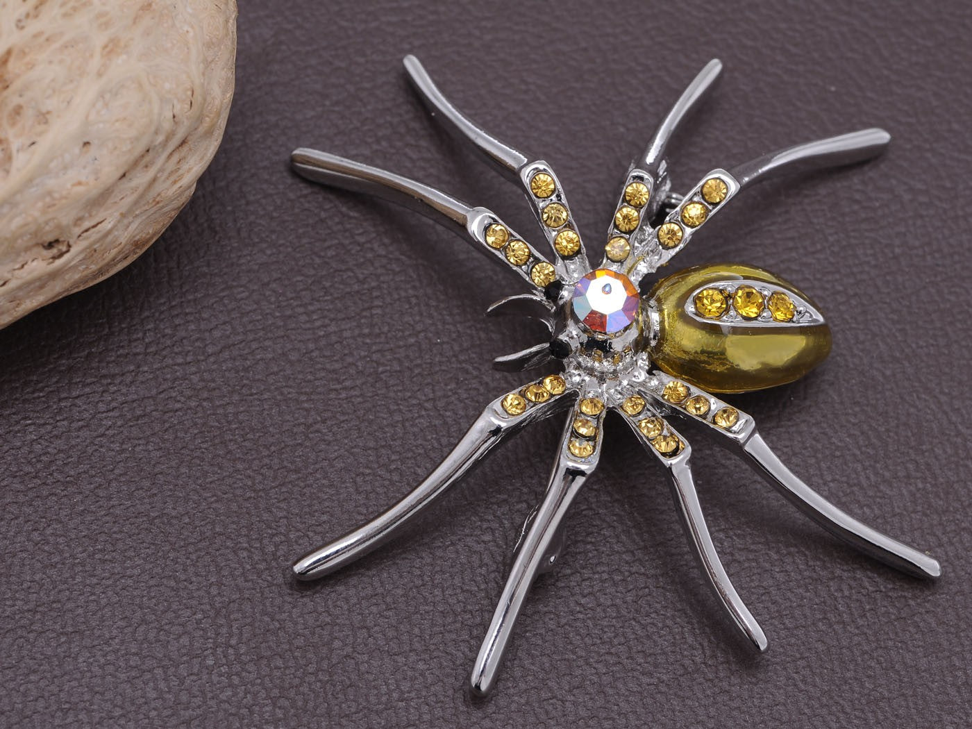 Enamel Spider Jewelry Pin Brooch