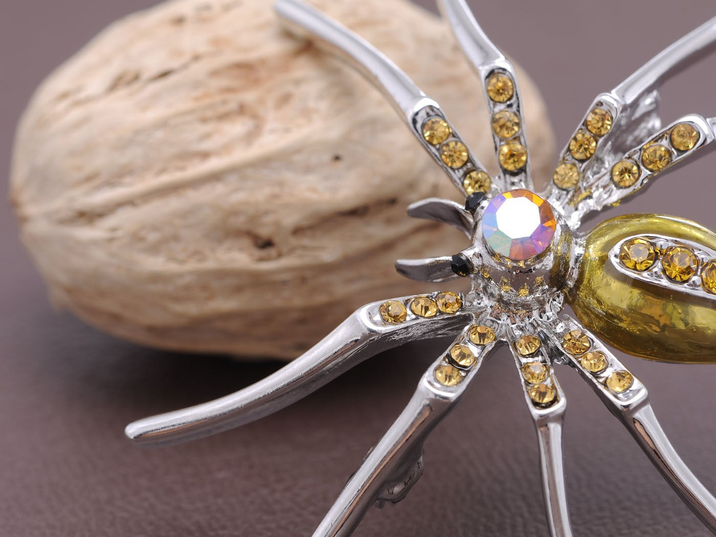 Enamel Spider Jewelry Pin Brooch