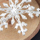Winter Festive Snowflake Brooch Pin