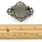 Diamond Shape Cameo Able Antique Brooch Pin