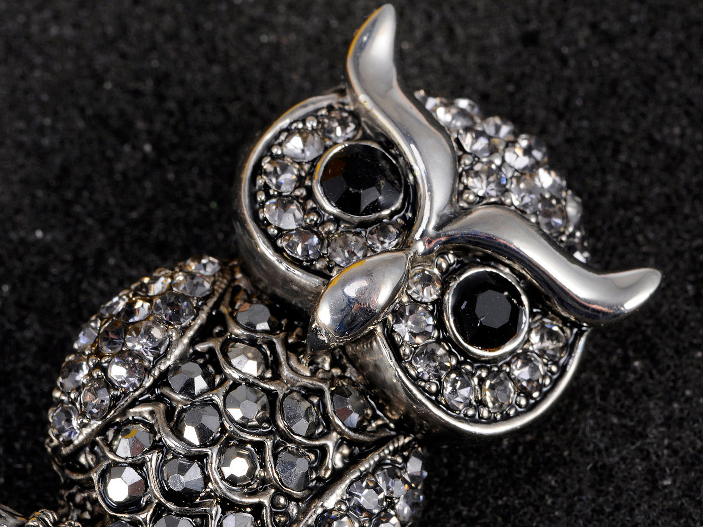 Owl Bird Perch Branch Sitting Able Brooch Pin