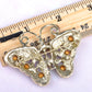 Soft Purple Cutout Butterfly Insect Brooch Pin
