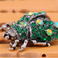 Antique Shine Ladybug Beetle Insect Brooch Pin