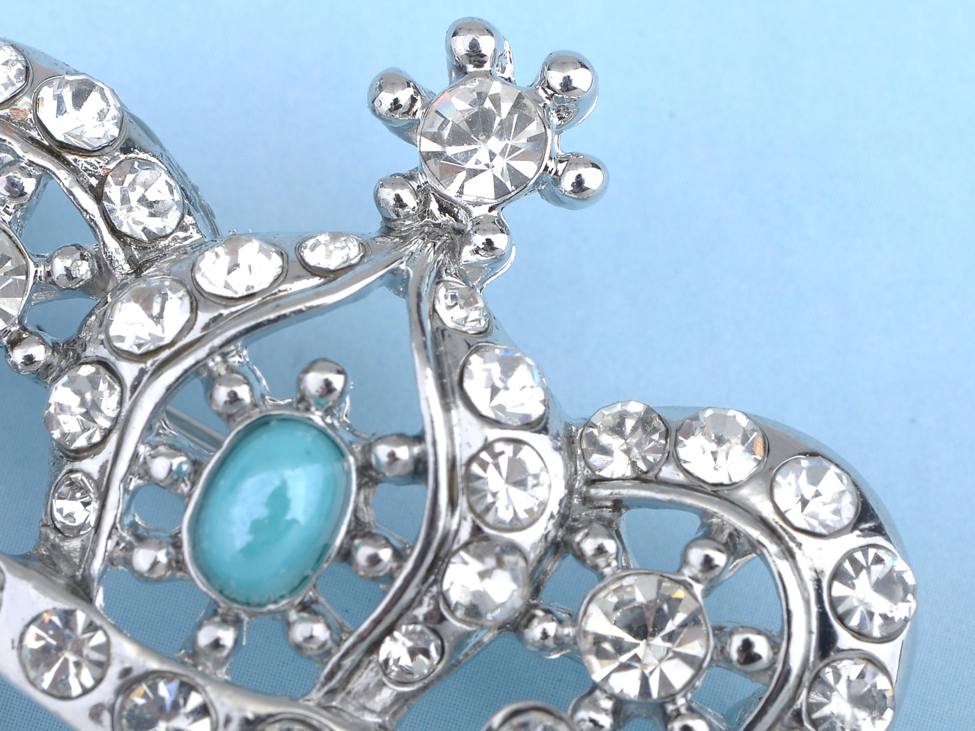 Vintage England Royal Prince Queen Crown Pin Brooch