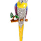 Tropical Rainbow Colorful Parrot Bird Brooch Pin
