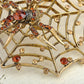 Topaz Charlotte's Spinning Spider Web Pin Brooch