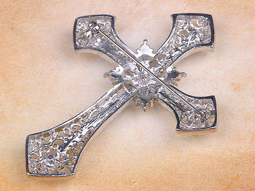 Holy Anglo Saxon Christian Cross Jewelry Pin Brooch