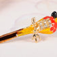 Yellow Bird Parrot Brooch Pin Stud Earrings Set