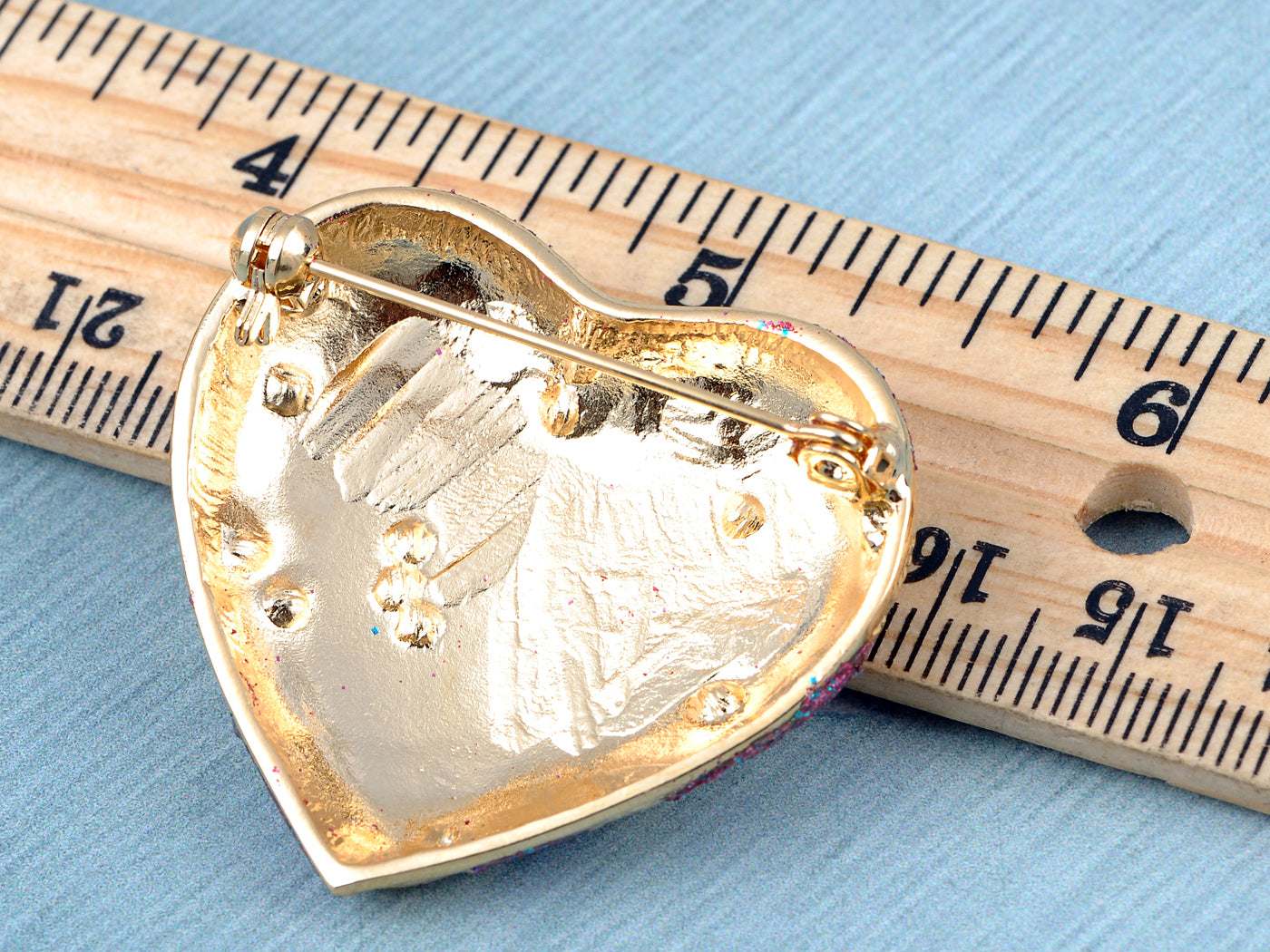 Valentine Heart Love Brooch Pin