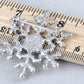 Snowflake Winter Brooch Pin