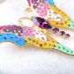 Multicolored Pastel Spring Butterfly Brooch Pin