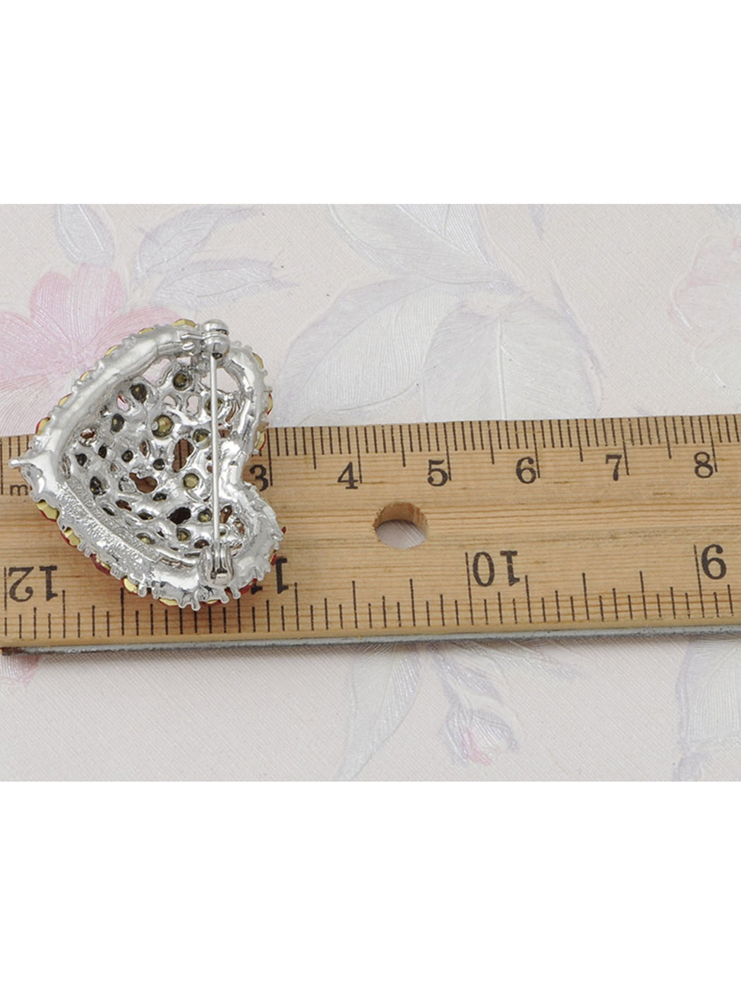 Valentine Heart Love Brooch Pin