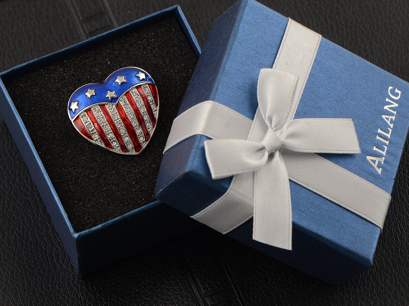 4th Of July American USA Flag Pin Brooch