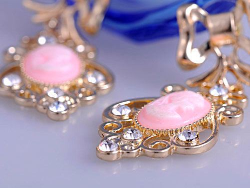 Antique Pink Bow Detail Earring