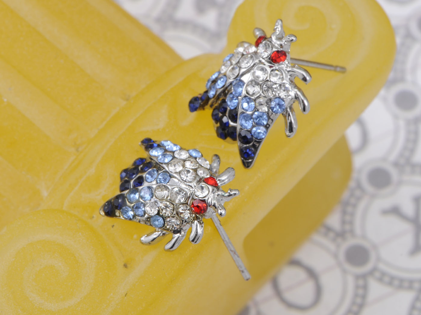 Insect House Fly Beetle Creature Element Earrings