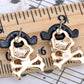 Pirate Skull Treasure Sea Adventure Element Earrings