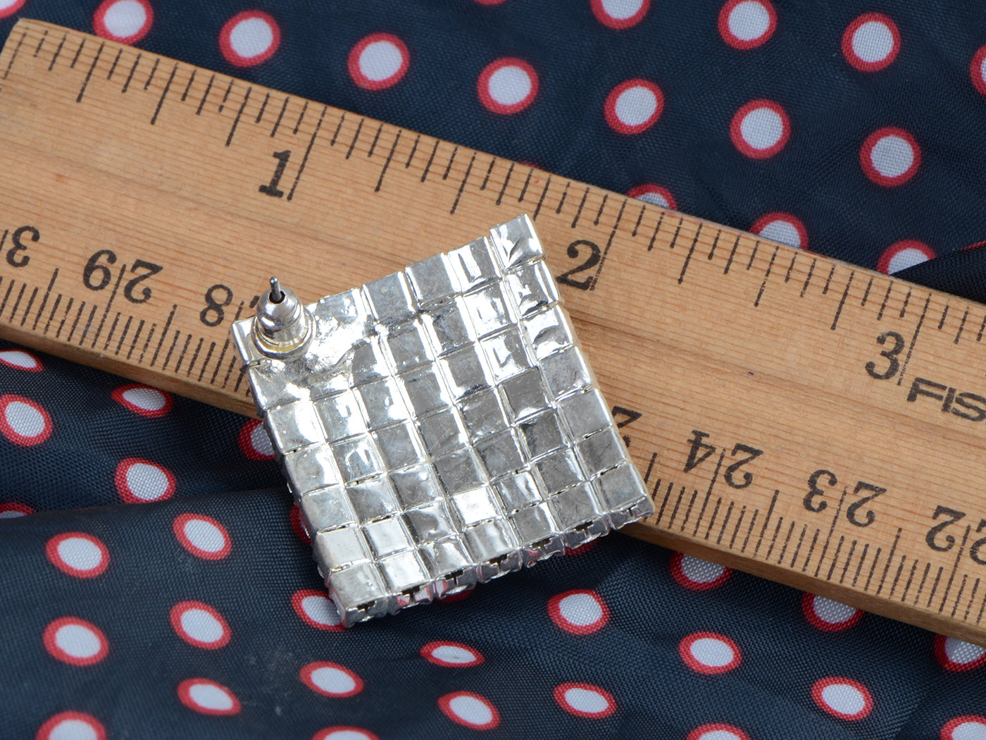 Shine Square Stud Earrings