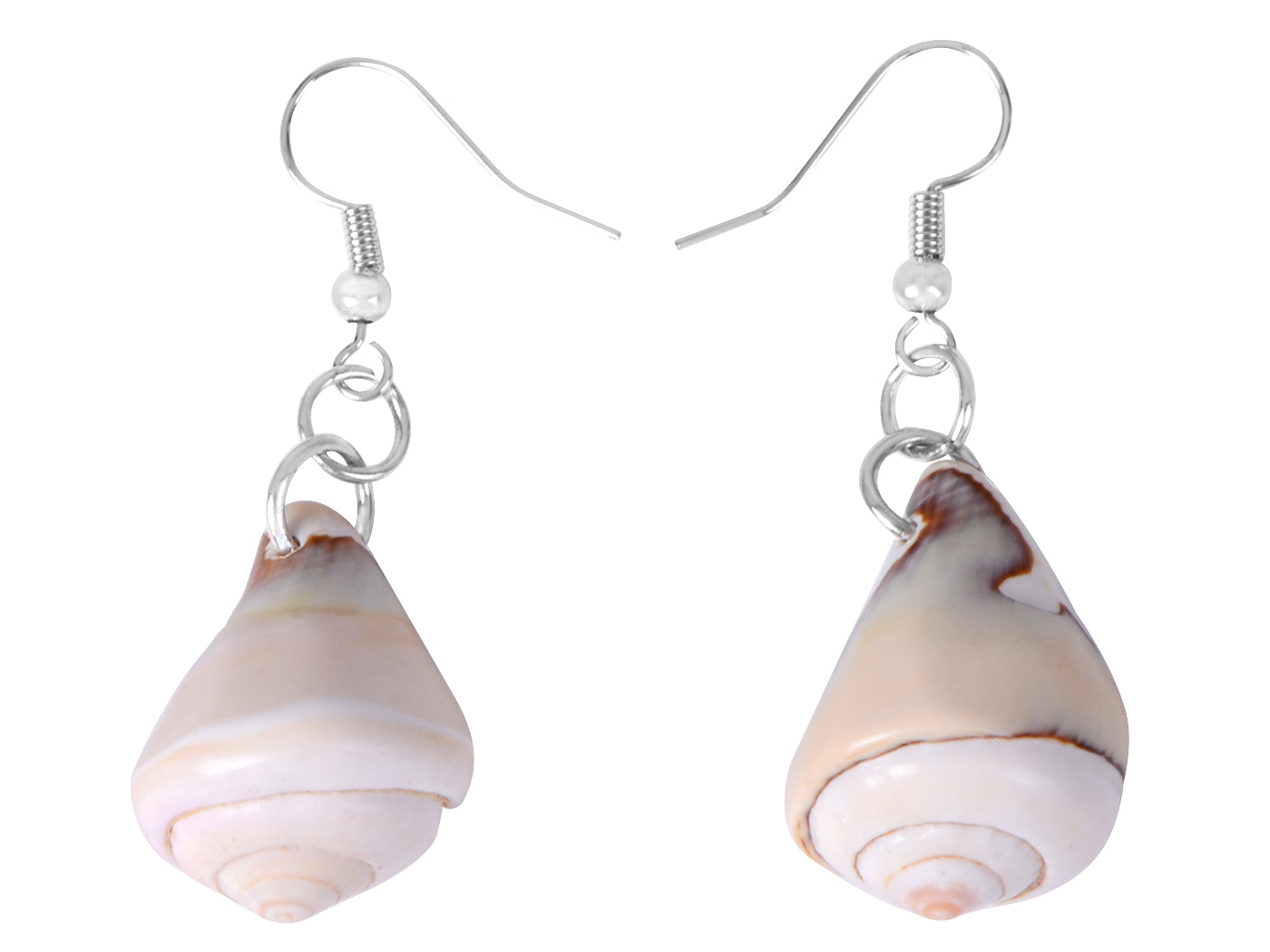 Multicolor Accent Ocean Seashell Couch Mermaid Sea Witch Drop Dangle Earrings