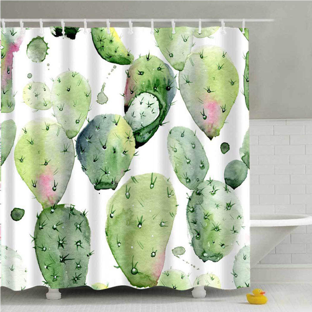 Rust-Resistant Machine Washable Shower Curtain | With Hooks