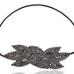 1920S Black Beaded Leaf Flapper Headband