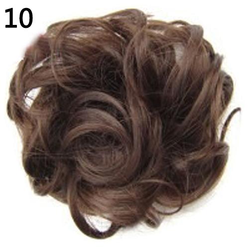 Synthetic Bun Hairpiece Scrunchies