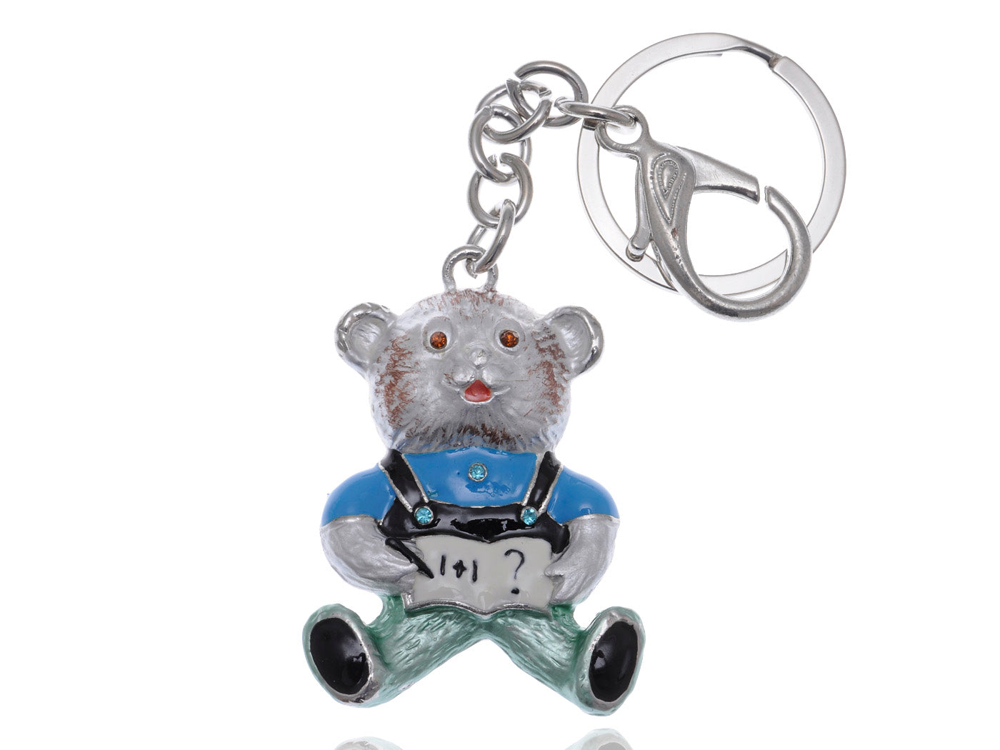 Crystal Teddy Bear Key Chain