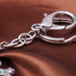 Silver Iridescent Colored Crown Tiara Key Chain