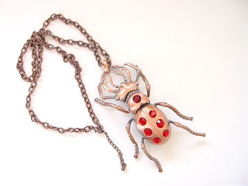 Insect Bug Necklace Pendant