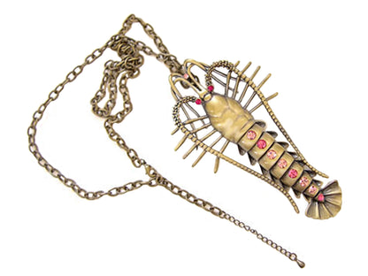 Shrimp Lobster Necklace Pendant