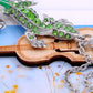Green Resin Bead Body Water Gecko Lizard Pendant Necklace