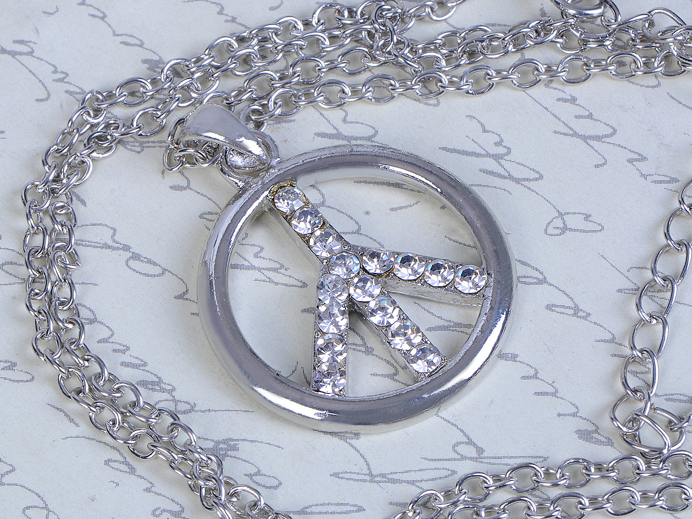 Able Peace Sign Retro Necklace