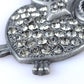 Abstract Big Fat Owl Bird Pendant Necklace