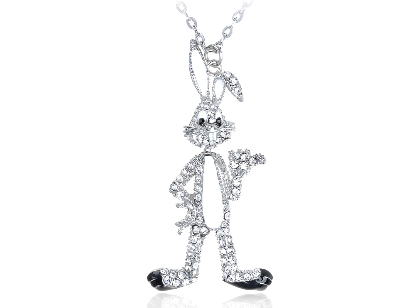 Hare Rabbit Bunny Repa Animal Pendant Necklace