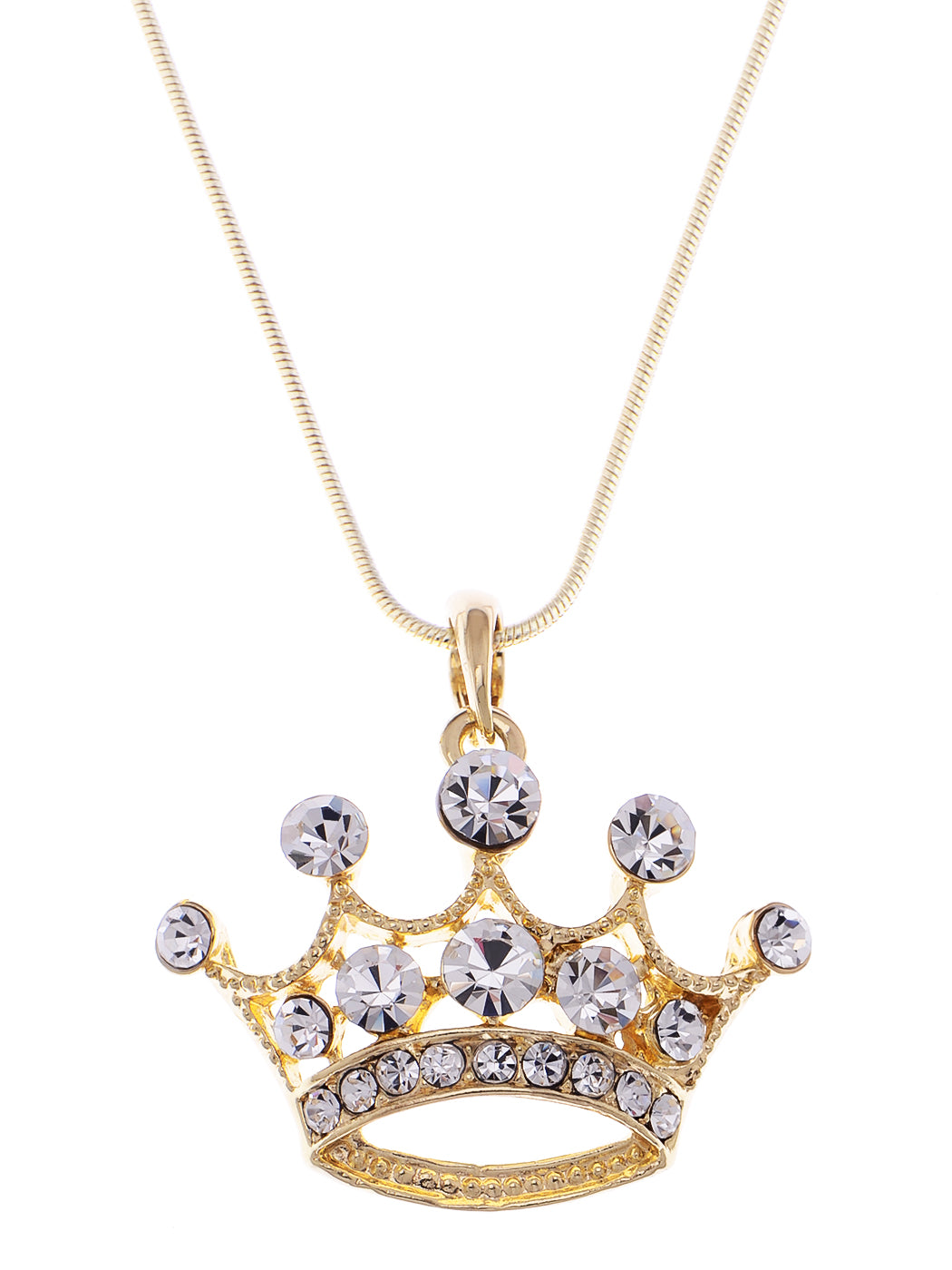 Emperor Royal Crown Pendant Necklace Perfect For King & Queens!