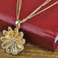 Gorgeous Daisy Flower Pendant Necklace