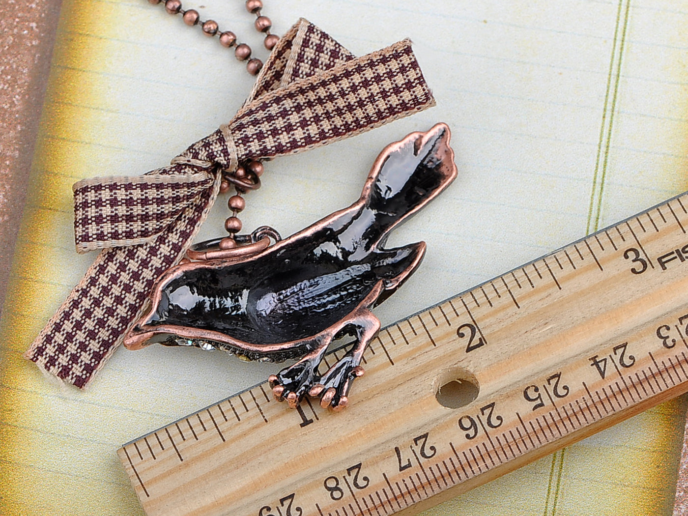 Bird Pendant Necklace Curious Robin Bird