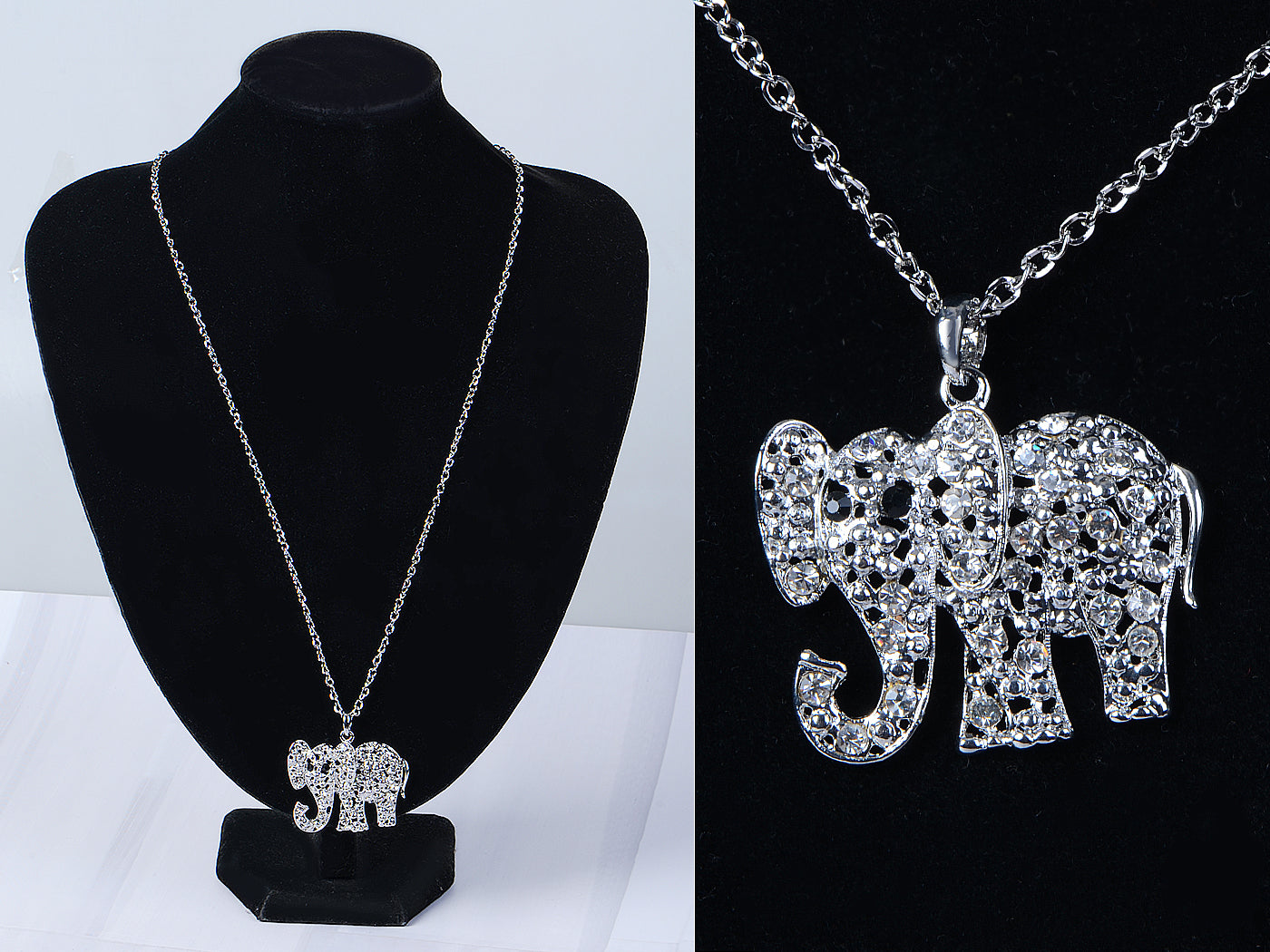 Stunning Elephant Pendant Necklace