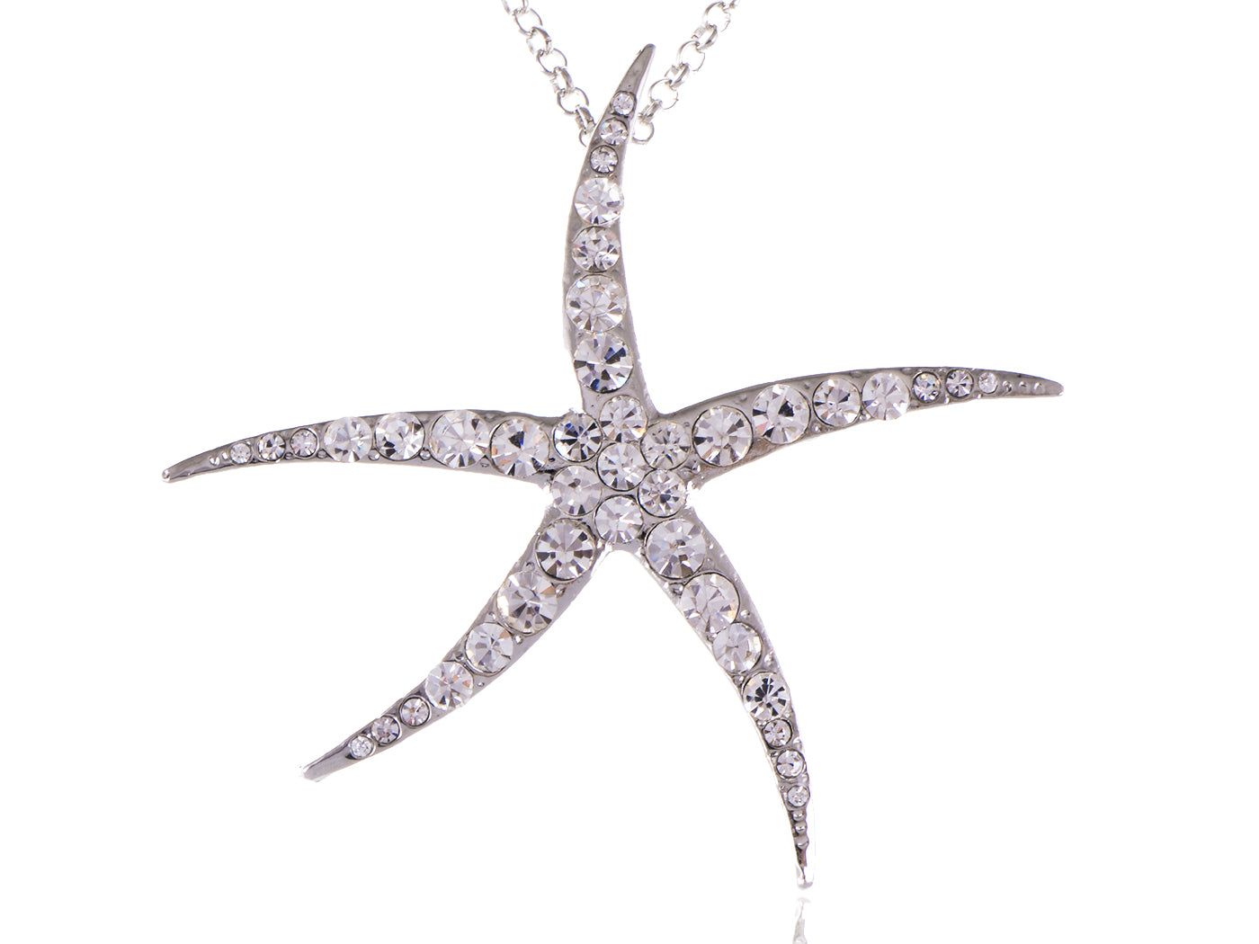 Dazzling Starfish Necklace Pendant