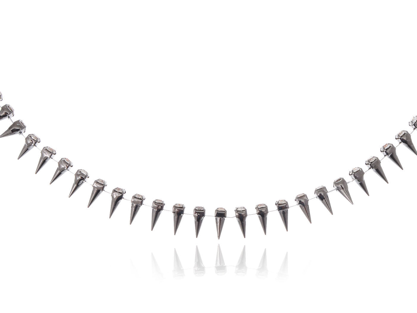 Emo Choker With Spikes Collar Man Leather Necklace Chain Jewelry