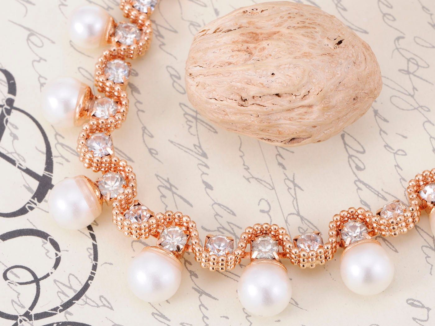 Accented Pearl Formal Necklace