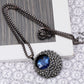 Black Contemporary Diamond Pendant Necklace