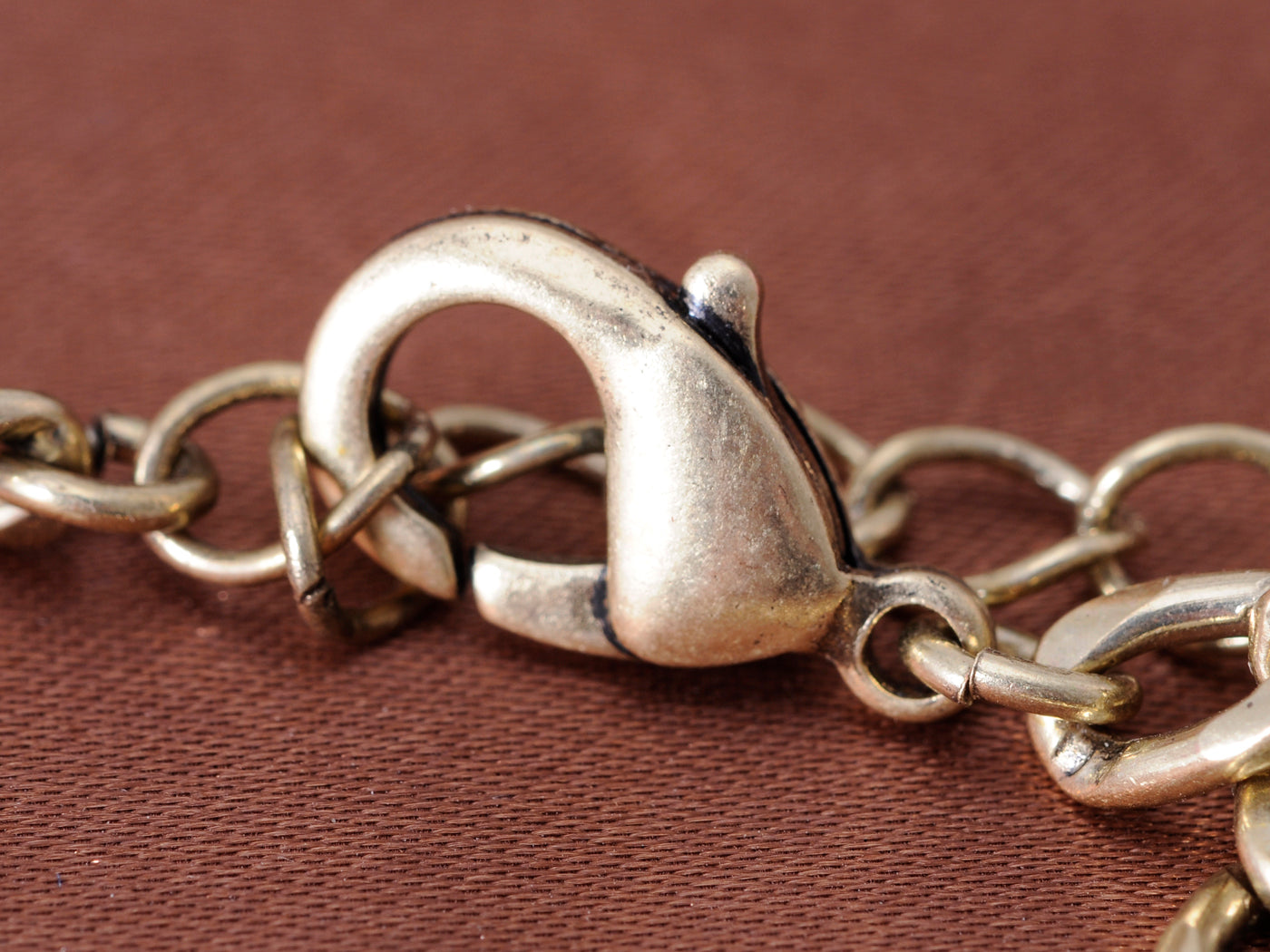 Antique Dark Multicolored Gemss Statement Necklace