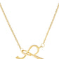 14K Gold Plated Elegant Bow Necklace
