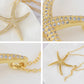 Ocean Starfish Beach Pendant Necklace
